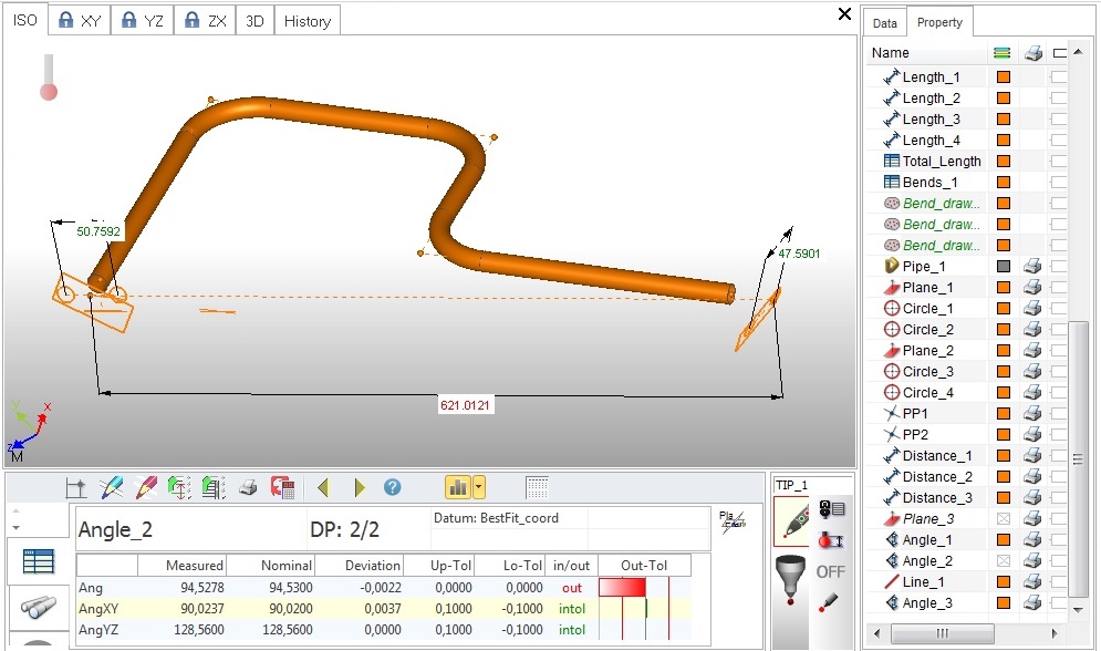 激光叉管路管件掃描測(cè)量